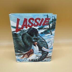 LASSIE ADVENTURE IN ALASKA by GEORGE S ELRICK Big Little Book Whitman 1967